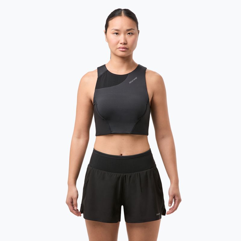 Γυναικείο Tank top για τρέξιμο NNormal Trail Cropped Top black 2