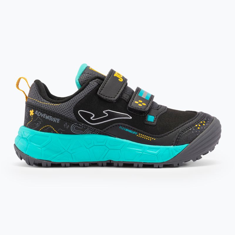 Παιδικά παπούτσια τρεξίματος Joma Adventure black/turquoise 8