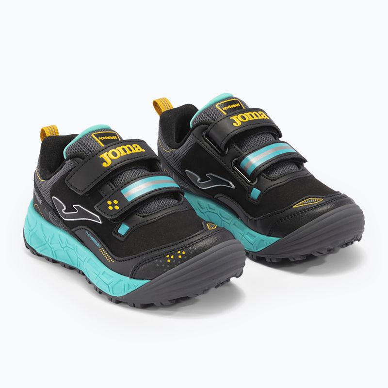 Παιδικά παπούτσια τρεξίματος Joma Adventure black/turquoise 9