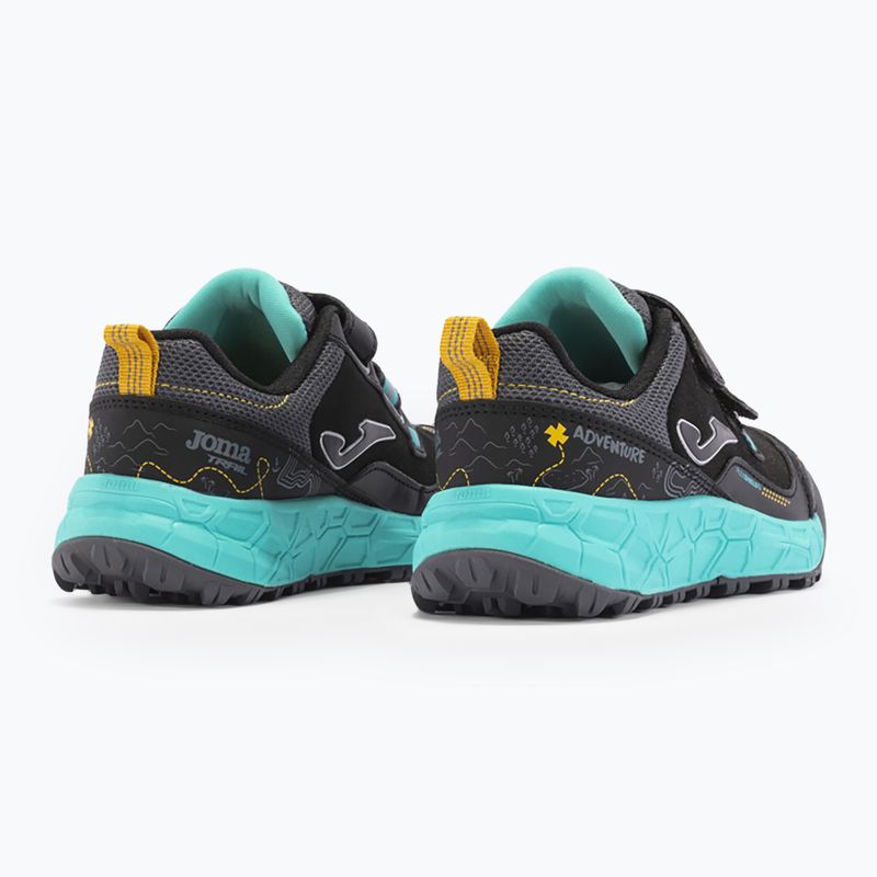 Παιδικά παπούτσια τρεξίματος Joma Adventure black/turquoise 10