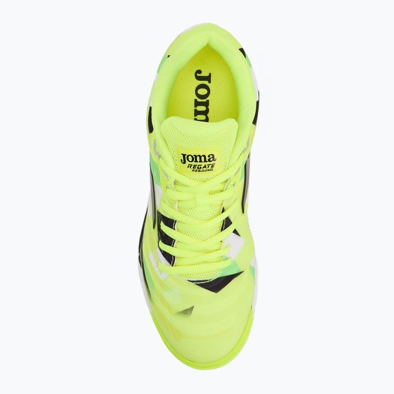 Ανδρικά ποδοσφαιρικά παπούτσια Joma Regate Rebound IN lemon fluor/green 5