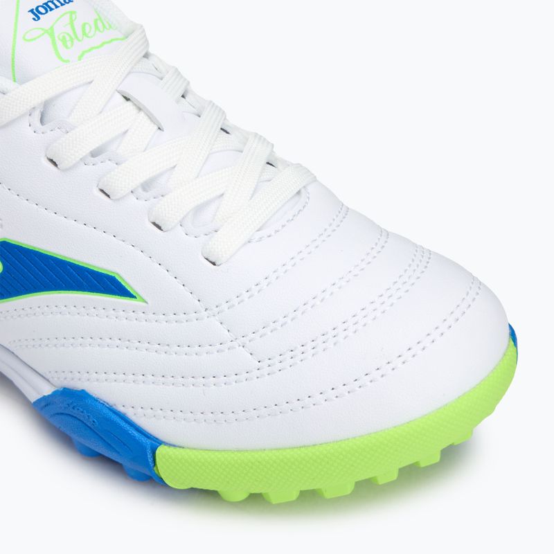 Παιδικά παπούτσια ποδοσφαίρου Joma Toledo TF white 7