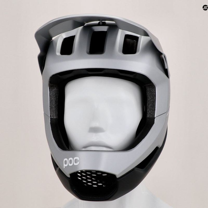 Κράνος ποδηλάτου POC Otocon Race MIPS argentite silver/uranium black matt 9