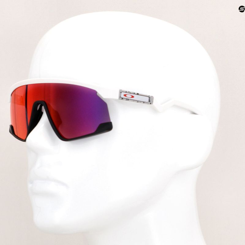 Oakley Bxtr ματ λευκό/prizm γυαλιά ηλίου δρόμου 6