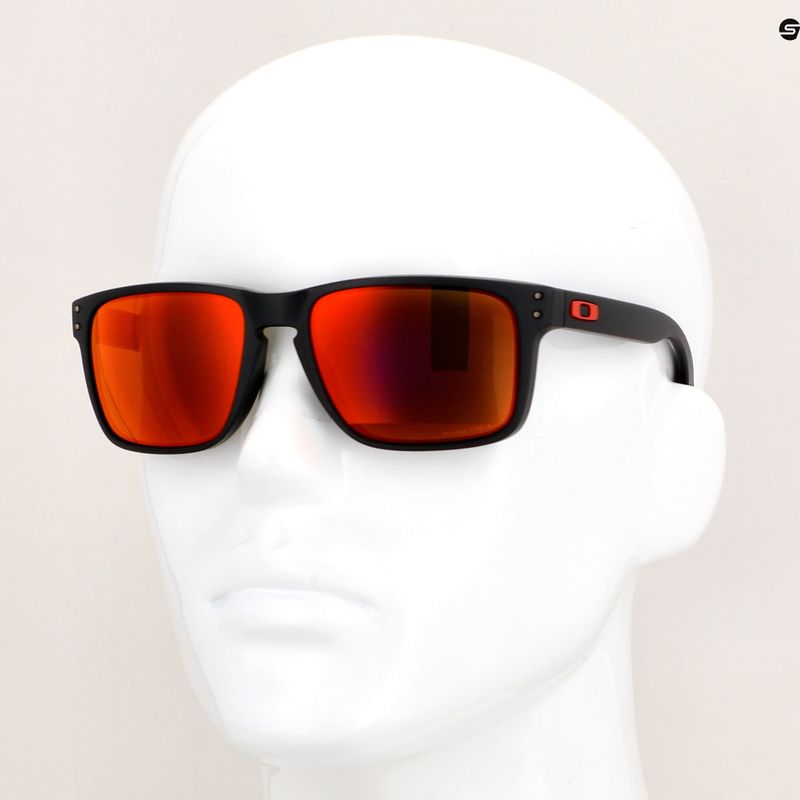 Γυαλιά ηλίου Oakley Holbrook XL μαύρο ματ / ρουμπίνι Prizm 14