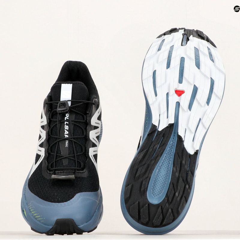 Ανδρικά αθλητικά παπούτσια Salomon Pulsar Trail running black/china blue/arctic ice 17