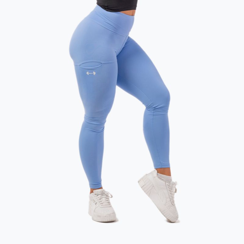 Γυναικείο κολάν NEBBIA Active High-Waist Smart Pocket μπλε 4022420 5