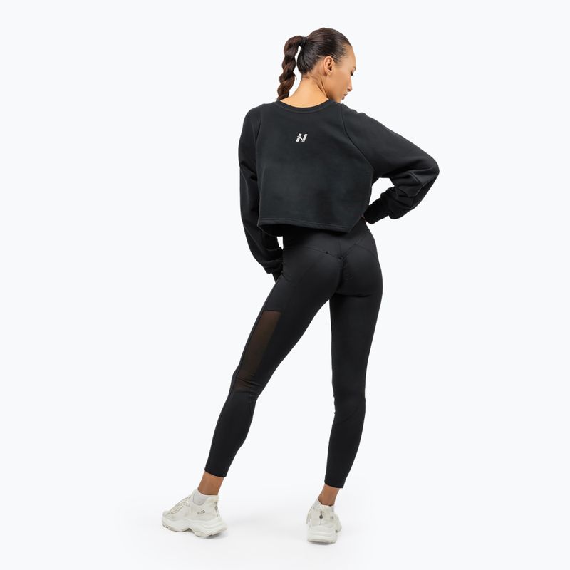 Γυναικείο τοπ προπόνησης NEBBIA Gym Spirit Crop black 3