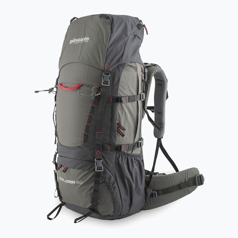 Pinguin Explorer 50 l σακίδιο πλάτης για πεζοπορία μαύρο PI73097 5