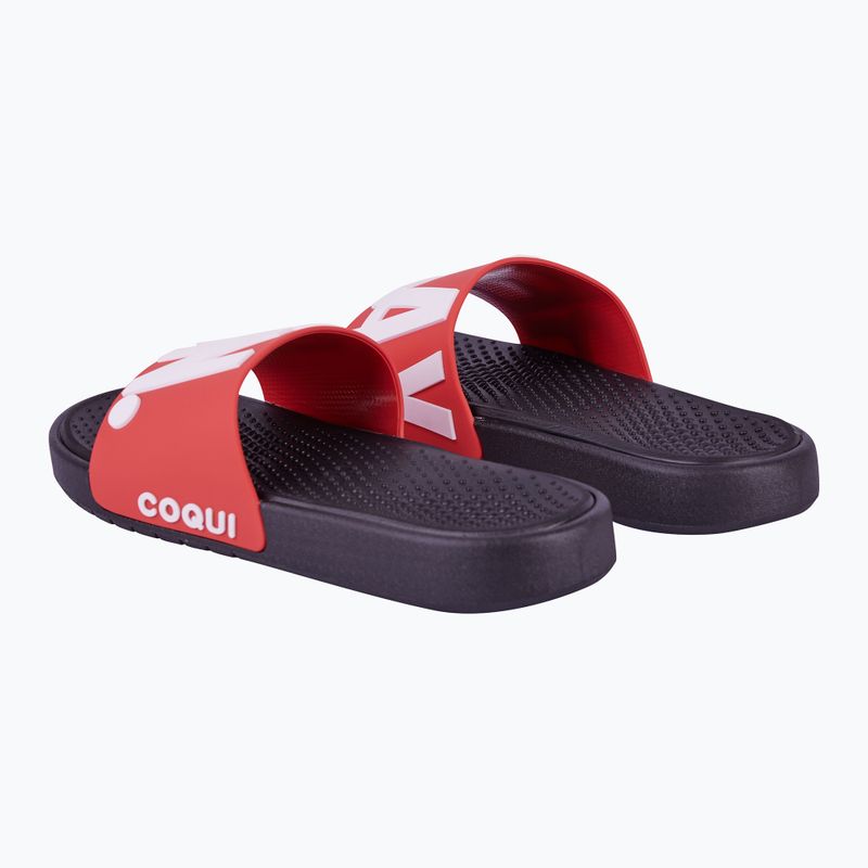 Ανδρικές σαγιονάρες Coqui Speedy μαύρο/νέο κόκκινο relax on flip-flops 9