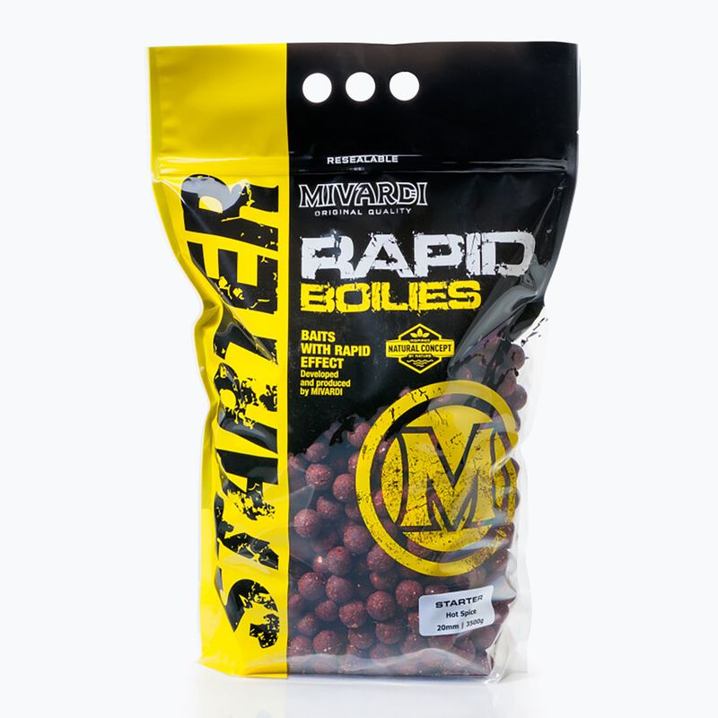 MIVARDI Rapid Boilies Starter Hot Spice 3,5 kg μπάλες πρωτεΐνης