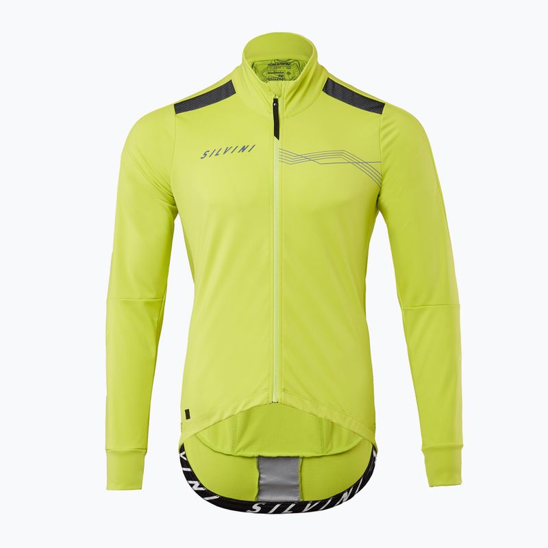 Ανδρικό SILVINI Ghisallo softshell μπουφάν ποδηλασίας πράσινο MJ2129