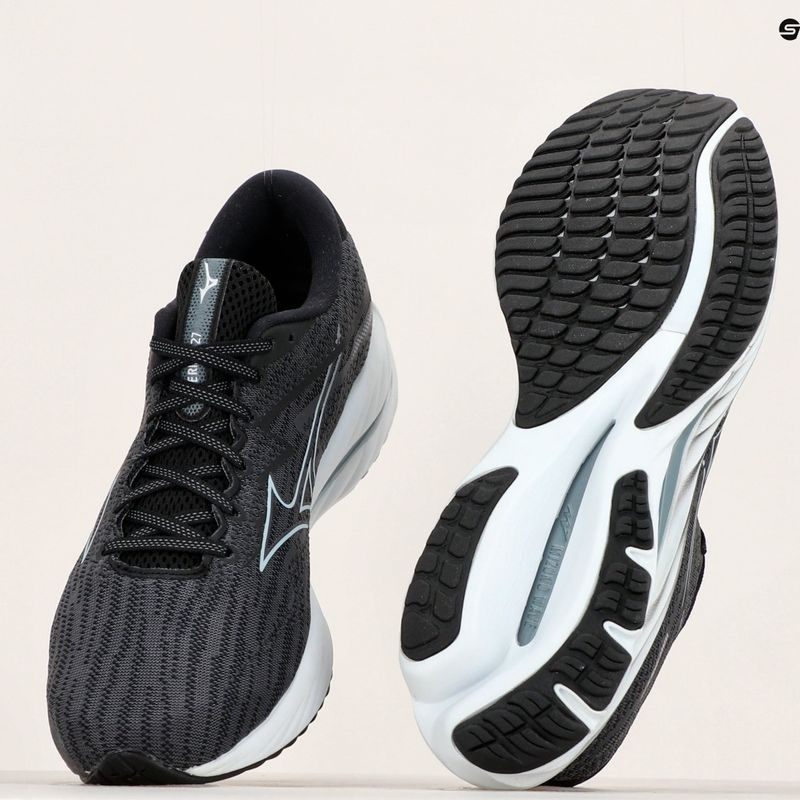 Ανδρικά αθλητικά παπούτσια τρεξίματος Mizuno Wave Rider 27 ebony/illusion blue/black 15