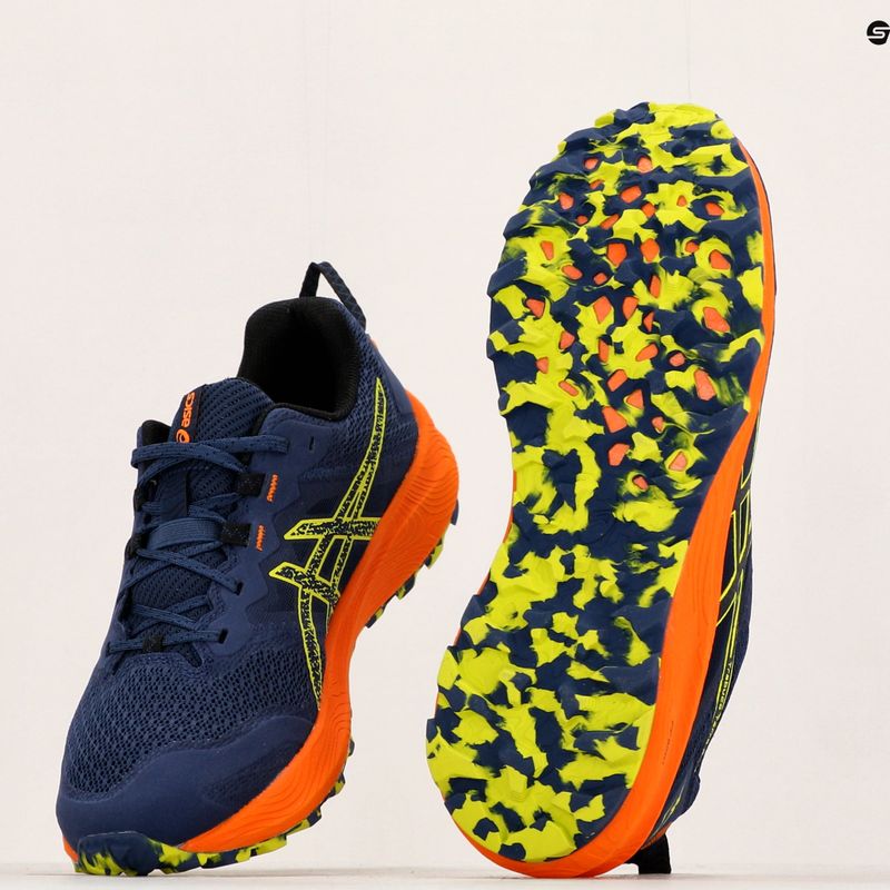 ASICS Trabuco Terra 2 βαθύς ωκεανός/νέον λάιμ ανδρικά παπούτσια για τρέξιμο 19