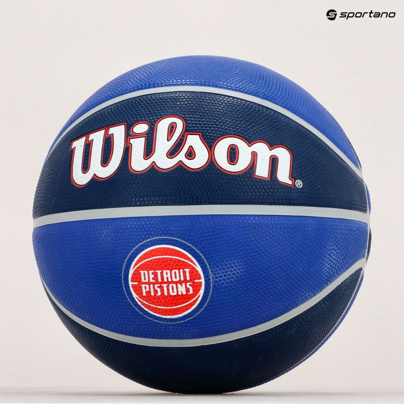 Wilson NBA Team Tribute Detroit Pistons μπάσκετ WTB1300XBDET μέγεθος 7 6