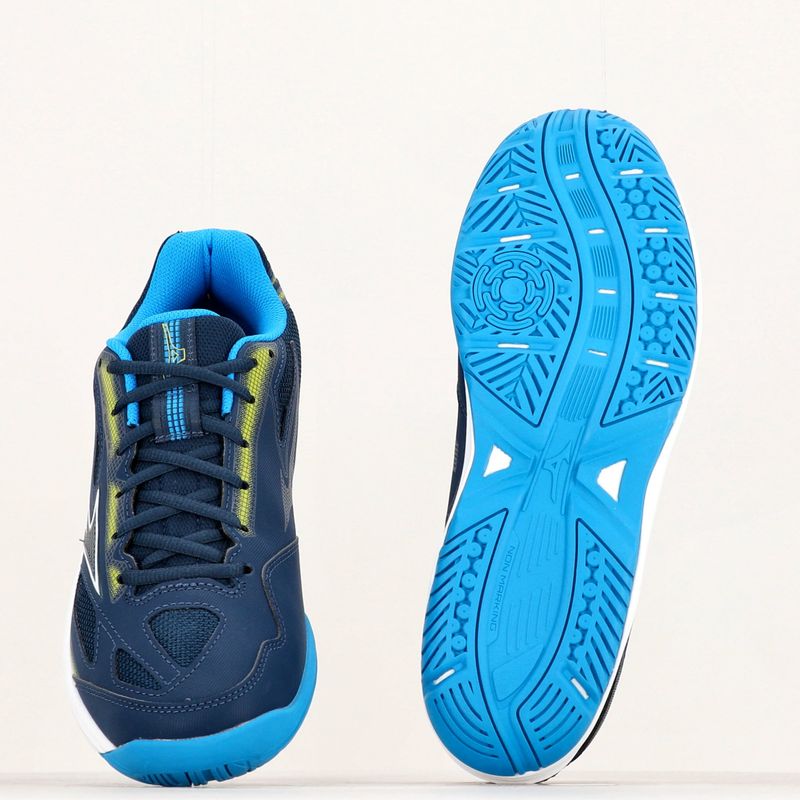 Ανδρικά παπούτσια τένις Mizuno Break Shot 4 AC dress blues / jet blue / sulphur spring 17