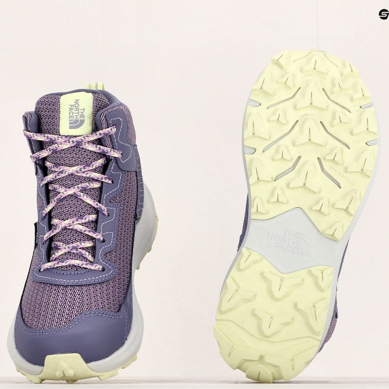 The North Face Fastpack Hiker Mid Wp lunar slate/lupine παιδικές μπότες πεζοπορίας 18