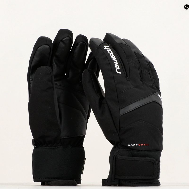 Γάντι σκι Reusch Blaster Gore-Tex μαύρο/λευκό 11