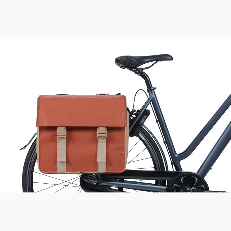 Basil Urban Load Double Bag 53 l terra / rose ποδηλάτες ποδηλάτου panniers 6