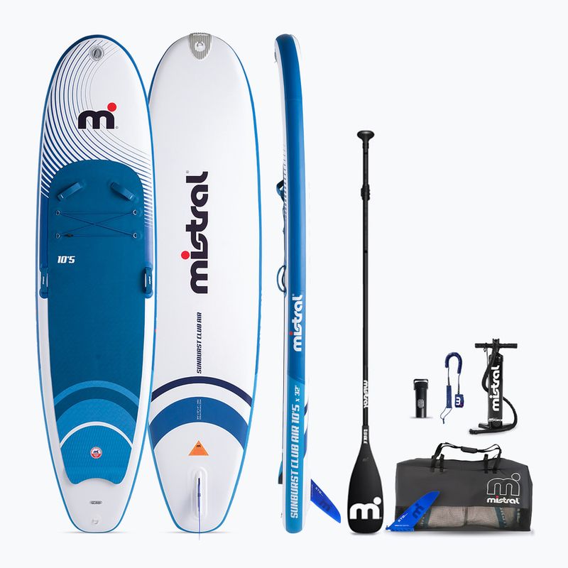 SUP Mistral Sunburst Club Air 10'5 μπλε/λευκή σανίδα