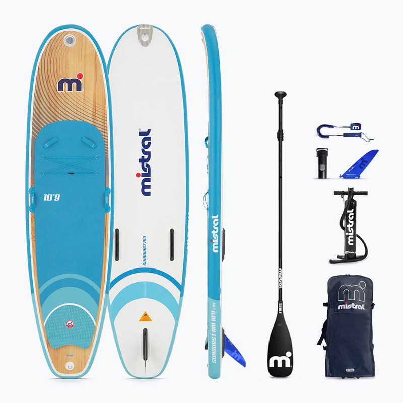 Σανίδα SUP Mistral Sunburst Air 10'9 μπλε/λευκό