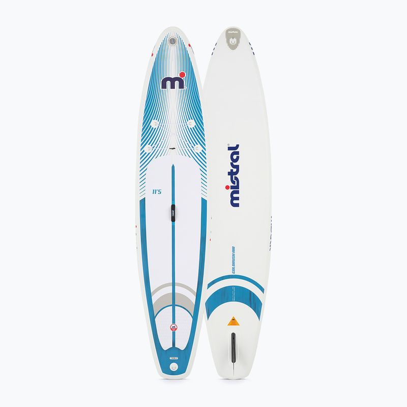 Σανίδα SUP Mistral Gold Rush Air 11'5 λευκό/μπλε 2