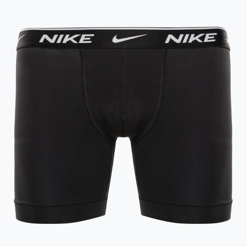 Ανδρικό Nike Everyday Cotton Stretch Boxer Brief 3Pk MP1 λευκό/γκρι ερείκη/μαύρο 2