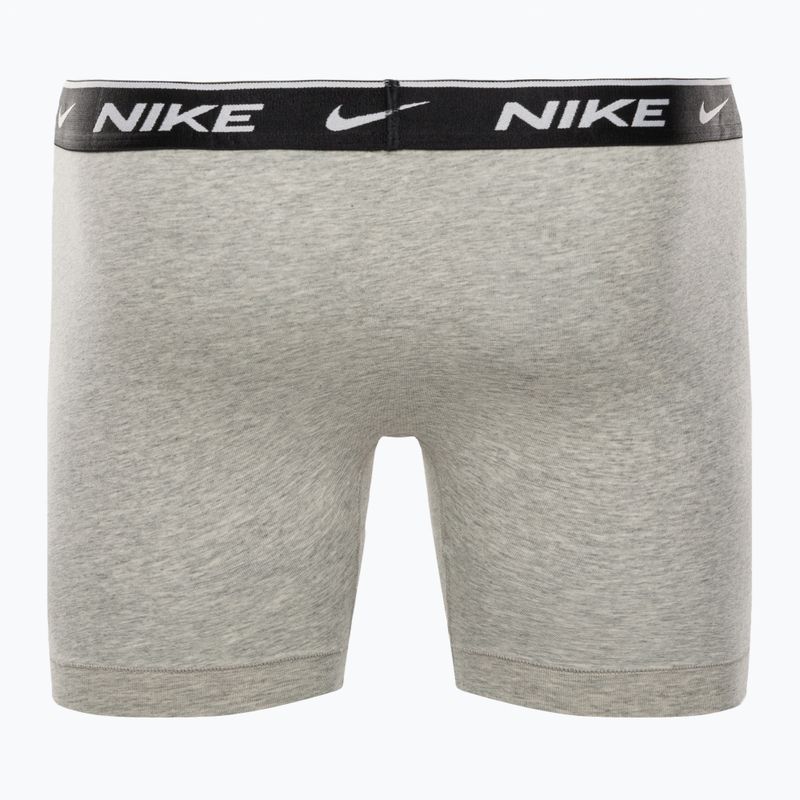 Ανδρικό Nike Everyday Cotton Stretch Boxer Brief 3Pk MP1 λευκό/γκρι ερείκη/μαύρο 6