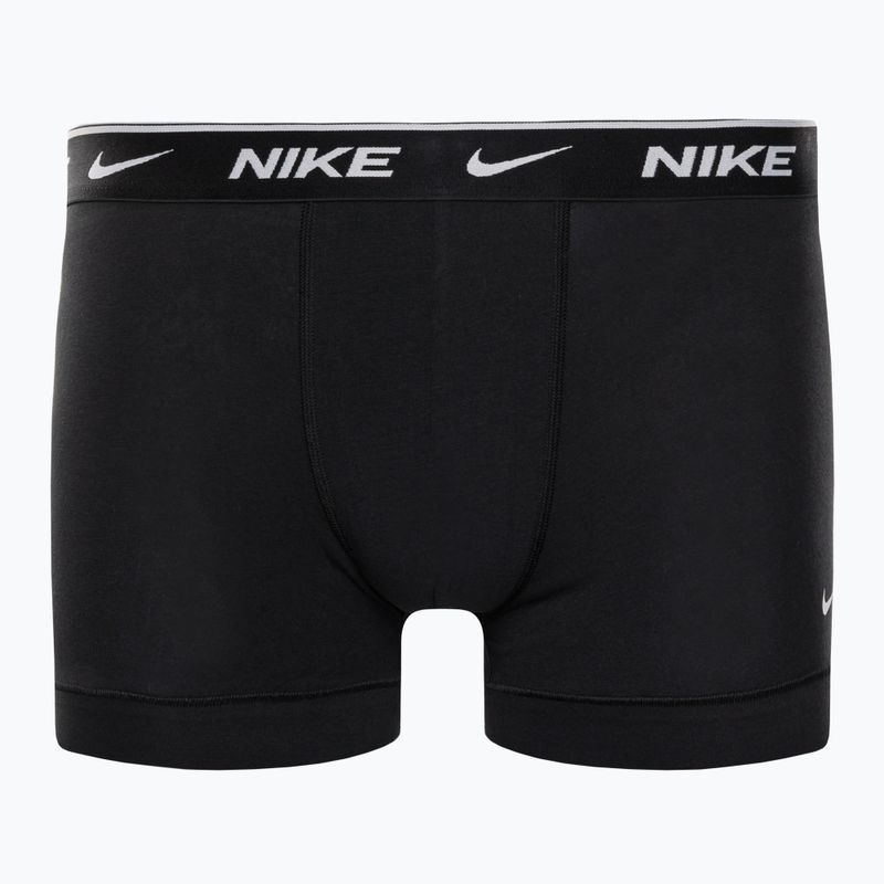 Ανδρικά σορτς μποξεράκια Nike Everyday Cotton Stretch Trunk 2Pk IEV μαύρο