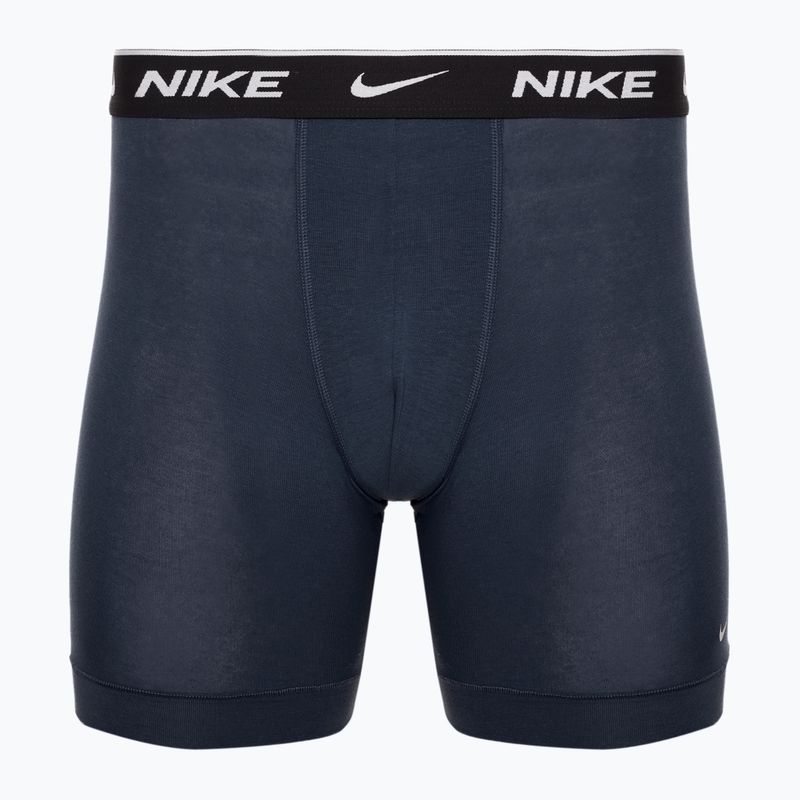 Nike Everyday Cotton Stretch ανδρικά σορτς μποξεράκια 3 ζευγάρια obsidian/game royal/black 2