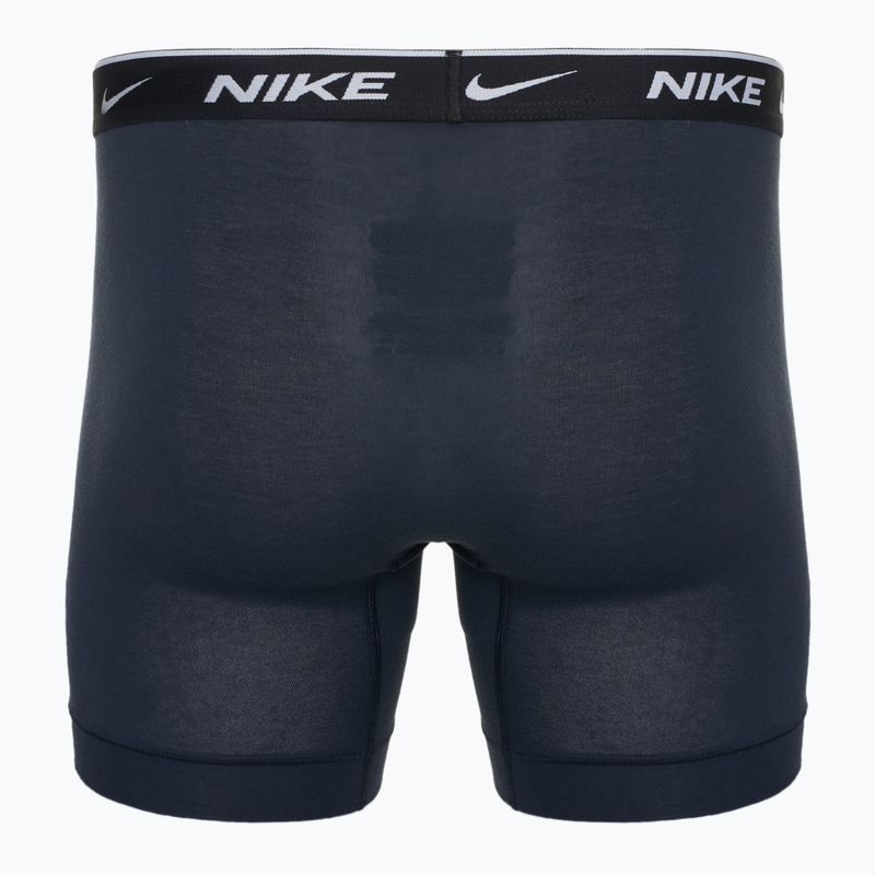 Nike Everyday Cotton Stretch ανδρικά σορτς μποξεράκια 3 ζευγάρια obsidian/game royal/black 5