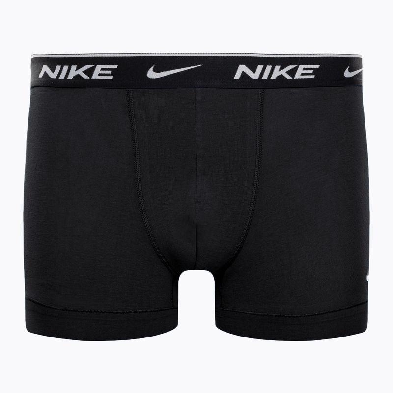 Ανδρικά σορτς μποξεράκια Nike Everyday Cotton Stretch Trunk 3Pk UB1 obsidian / game royal / black 2