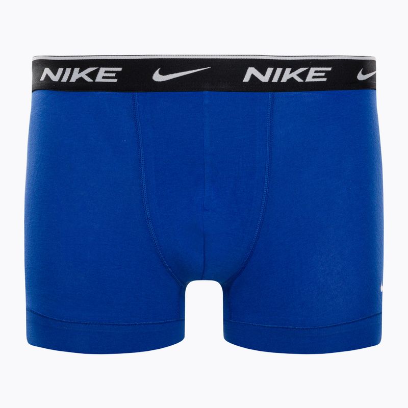 Ανδρικά σορτς μποξεράκια Nike Everyday Cotton Stretch Trunk 3Pk UB1 obsidian / game royal / black 8