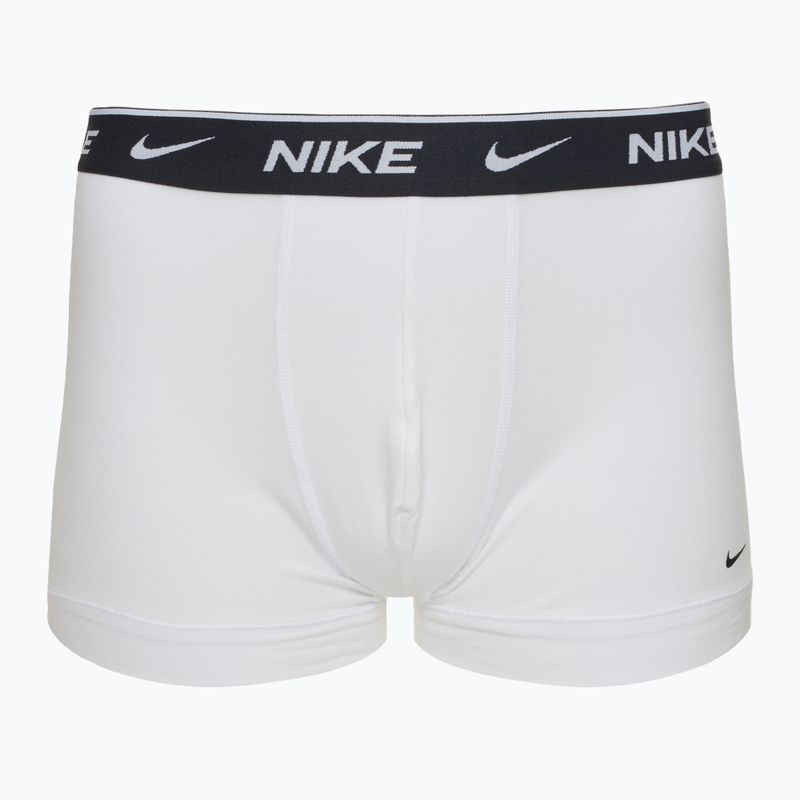 Ανδρικά σορτς μποξεράκια Nike Everyday Cotton Stretch Trunk 3 ζευγάρια λευκό/γκρι ερείκη/μαύρο 4