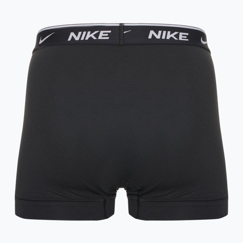 Ανδρικά σορτς μποξεράκια Nike Everyday Cotton Stretch Trunk 3 ζευγάρια λευκό/γκρι ερείκη/μαύρο 5