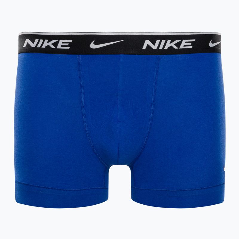 Ανδρικά σορτς μποξεράκια Nike Everyday Cotton Stretch Trunk 2Pk IEV obsidian/game royal 2