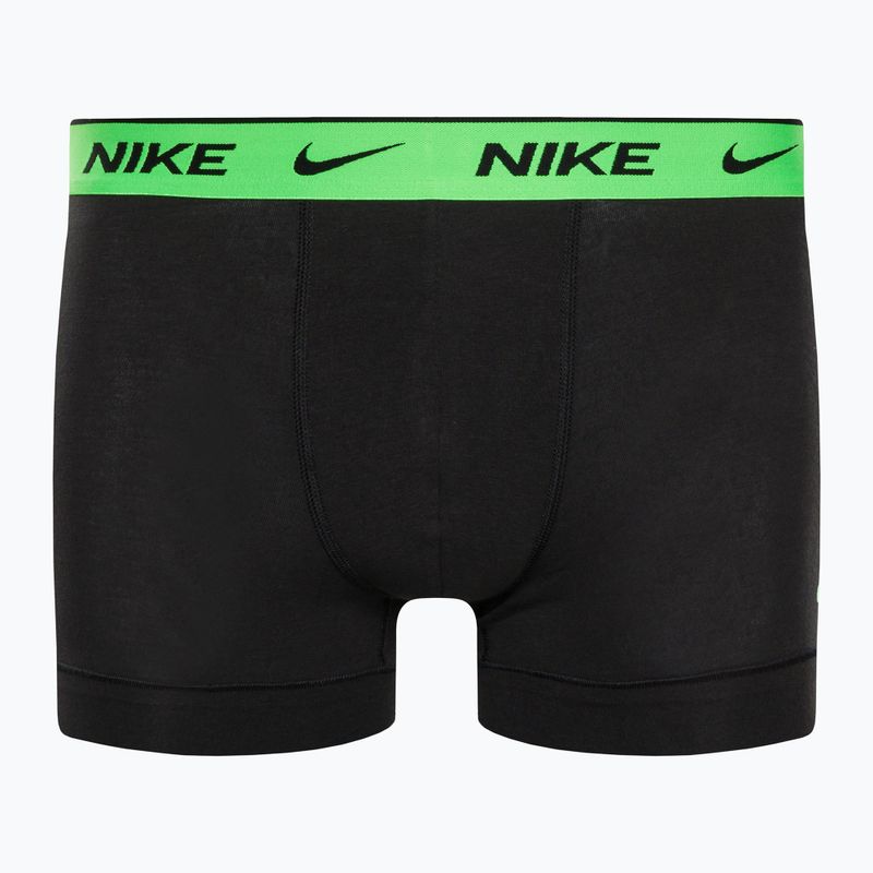 Ανδρικά σορτς μποξεράκια Nike Everyday Cotton Stretch Trunk 3Pk BAU geo block print/cool grey/black 8