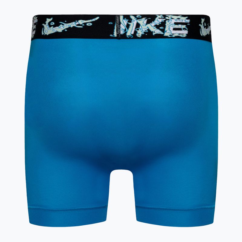 Ανδρικό μποξεράκι Nike Dri-Fit Essential Micro Boxer Brief 3 ζεύγη black/green/blue 5