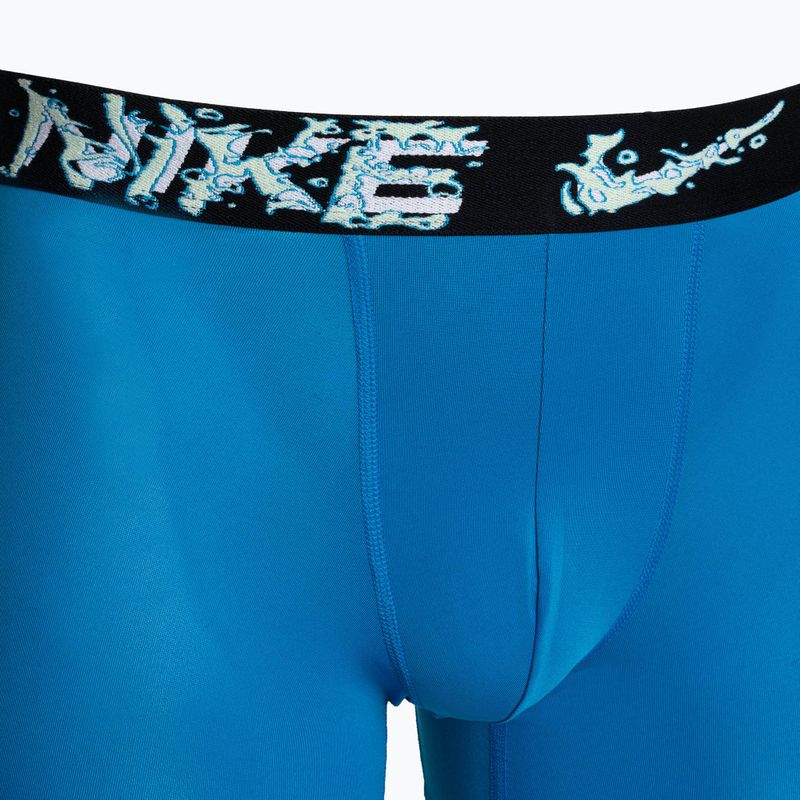 Ανδρικό μποξεράκι Nike Dri-Fit Essential Micro Boxer Brief 3 ζεύγη black/green/blue 6