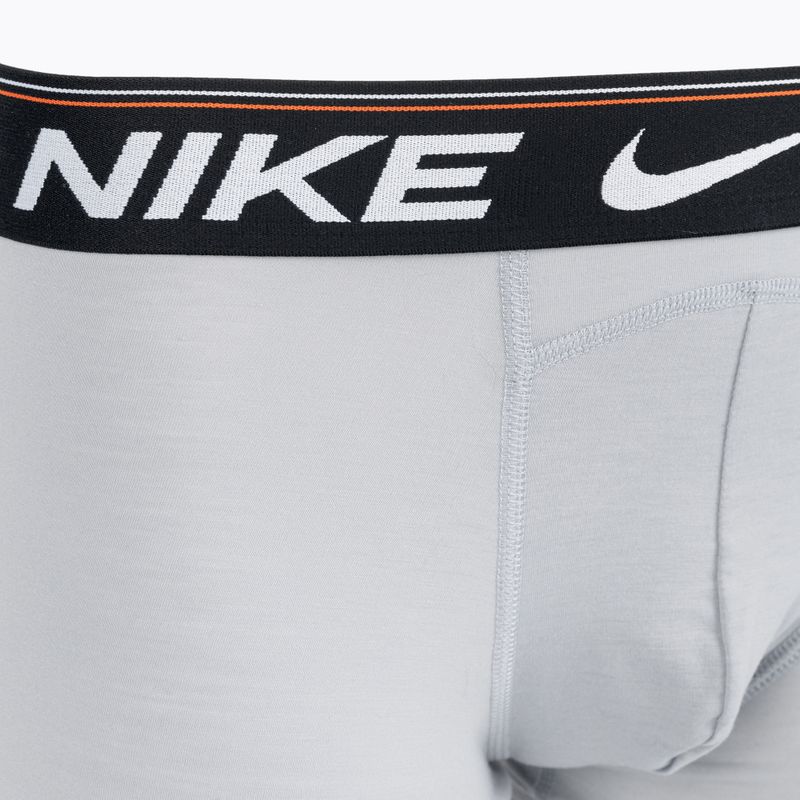 Ανδρικό μποξεράκι Nike Dri-FIT Ultra Comfort Trunk 3 ζεύγη grey/orange 4