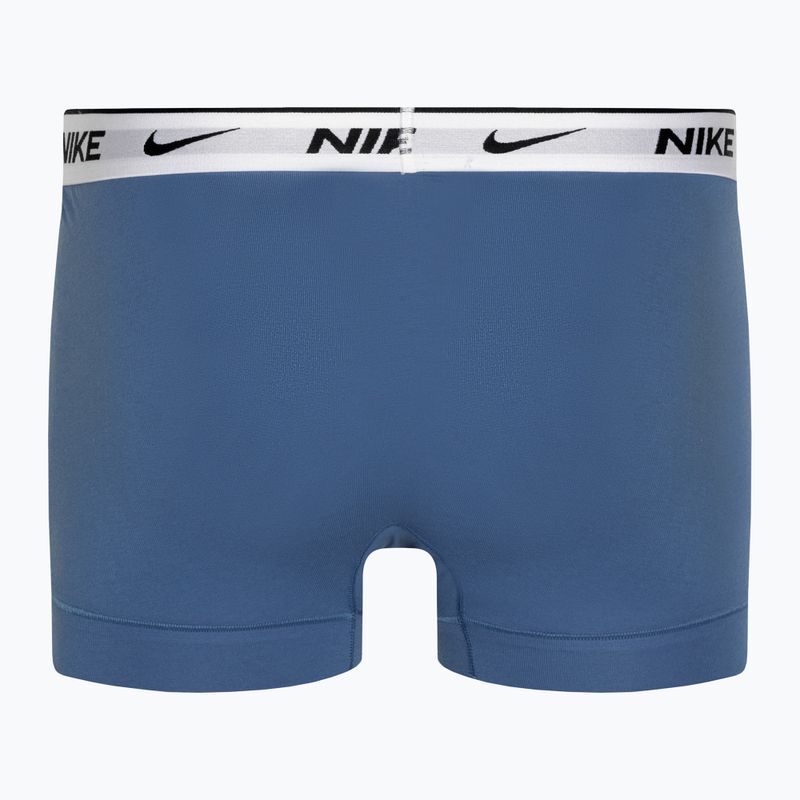 Ανδρικό μποξεράκι Nike Everyday Cotton Stretch Trunk 3 ζεύγη star blue/wolf grey/black white 3