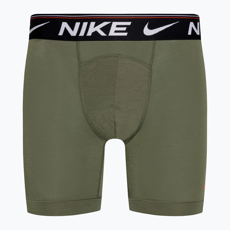 Ανδρικό μποξεράκι Nike Dri-FIT Ultra Comfort Brief 3 ζεύγη cool grey/medium olive/black 6