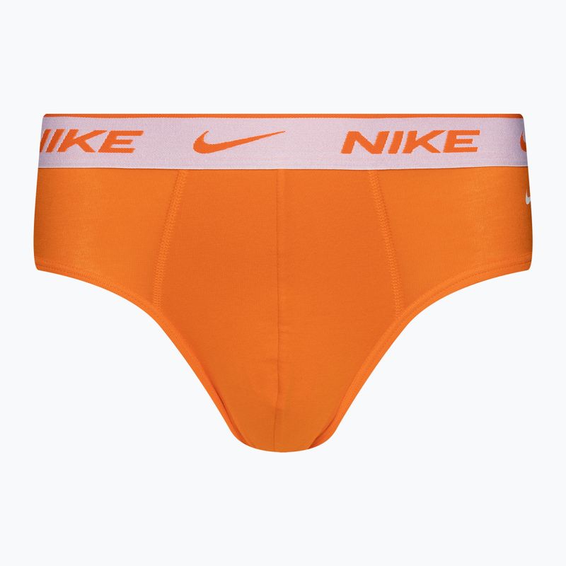 Ανδρικό σλιπ Nike Everyday Cotton Stretch Brief 3 ζεύγη blue/red/orange 2