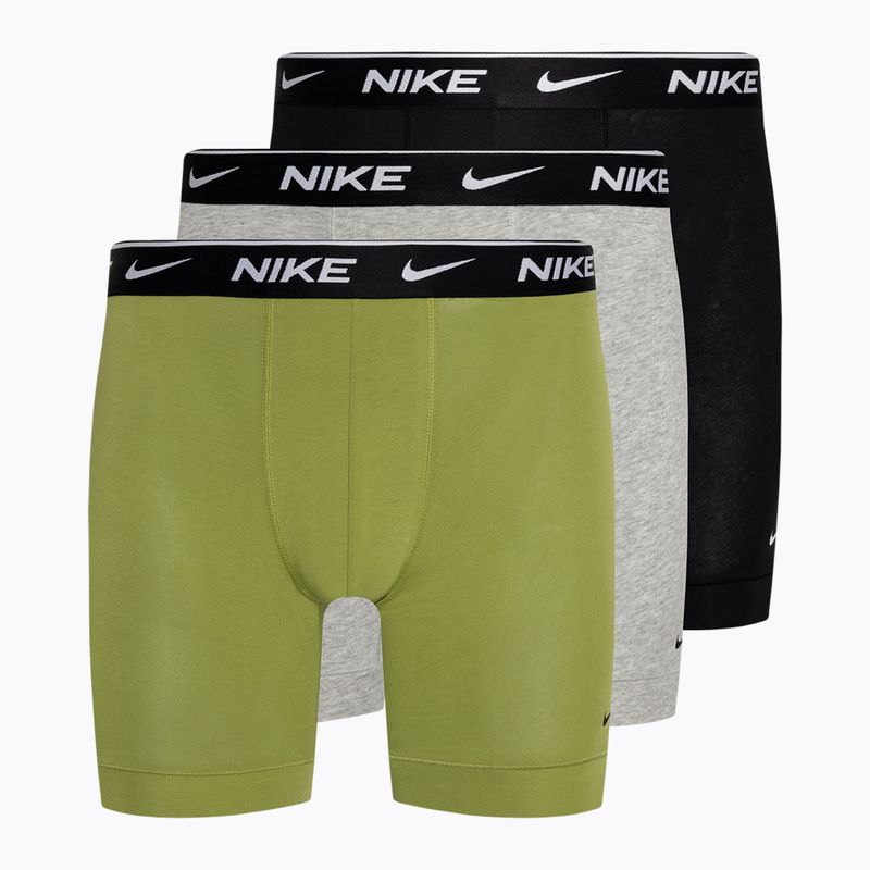 Ανδρικό μποξεράκι Nike Everyday Cotton Stretch Boxer Brief 3 ζεύγη pear/heather grey/black