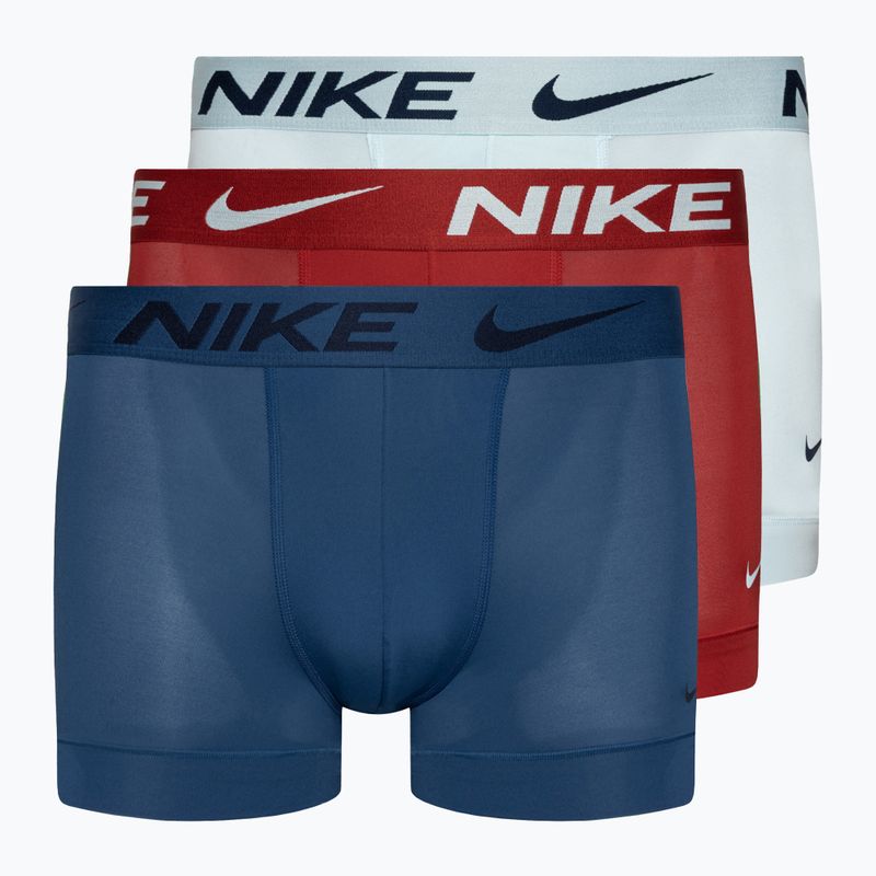 Ανδρικό μποξεράκι Nike Dri-Fit Essential Micro Trunk 3 ζεύγη blue/red/white