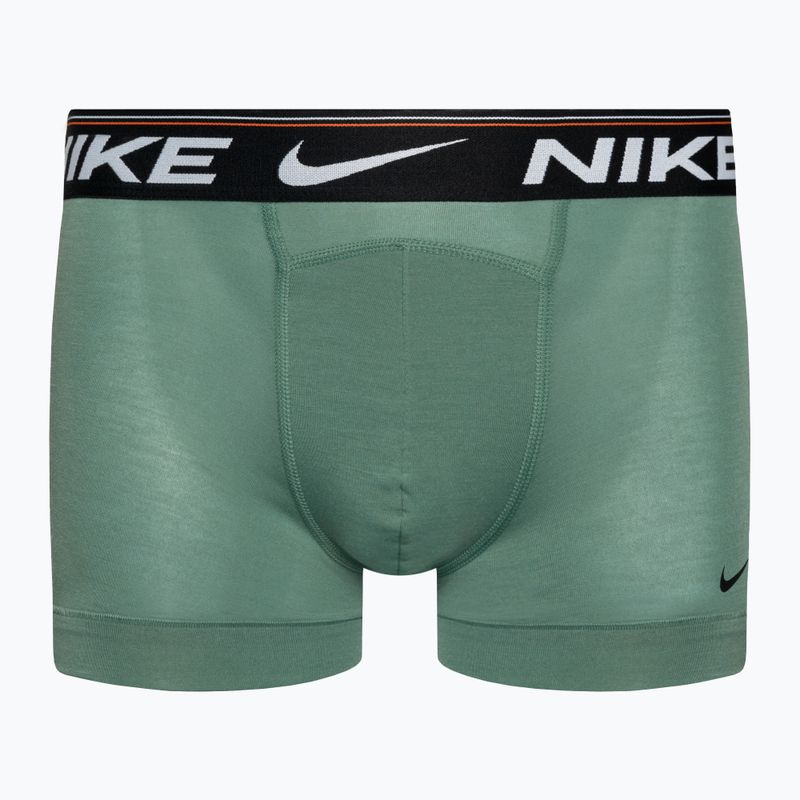 Ανδρικό μποξεράκι Nike Dri-FIT Ultra Comfort Trunk 3 ζεύγη turquoise/black/orange 2