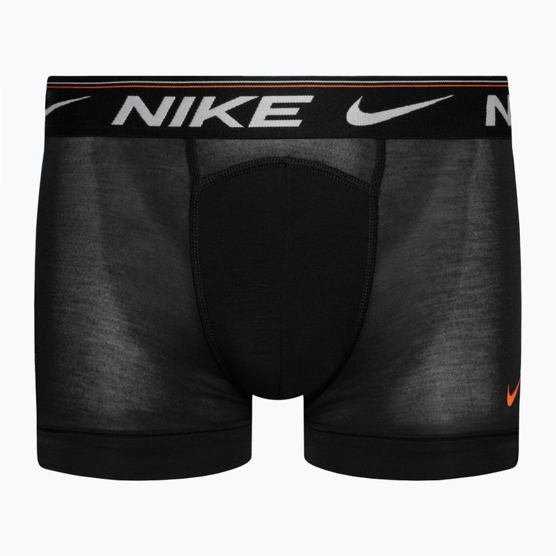 Ανδρικό μποξεράκι Nike Dri-FIT Ultra Comfort Trunk 3 ζεύγη turquoise/black/orange 4