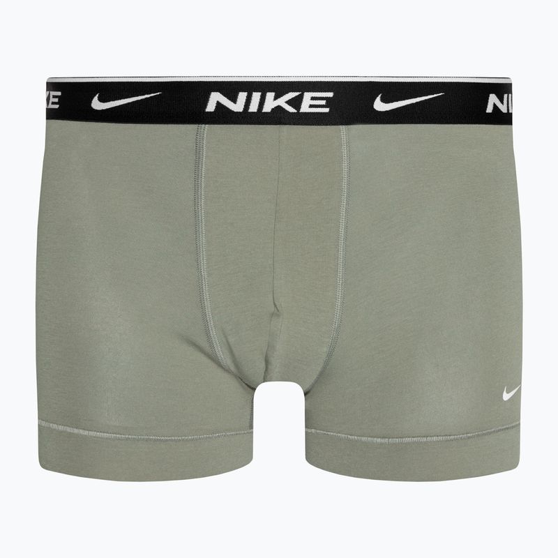 Ανδρικό μποξεράκι Nike Everyday Cotton Stretch Trunk 3 ζεύγη aquarius blue lg print/grey/uni red 7