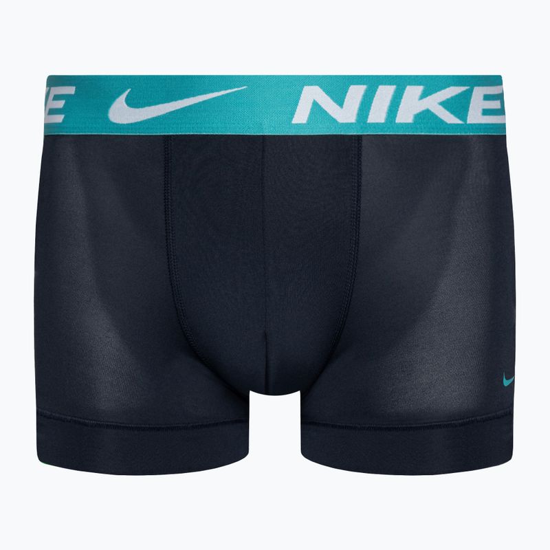 Ανδρικό μποξεράκι Nike Dri-Fit Essential Micro Trunk 3 ζεύγη blue/navy/green 2