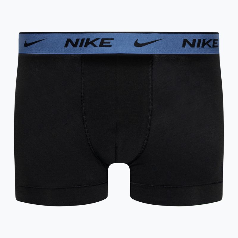 Ανδρικό μποξεράκι Nike Everyday Cotton Stretch Trunk 3 ζεύγη black/blue/fuchsia/orange 2